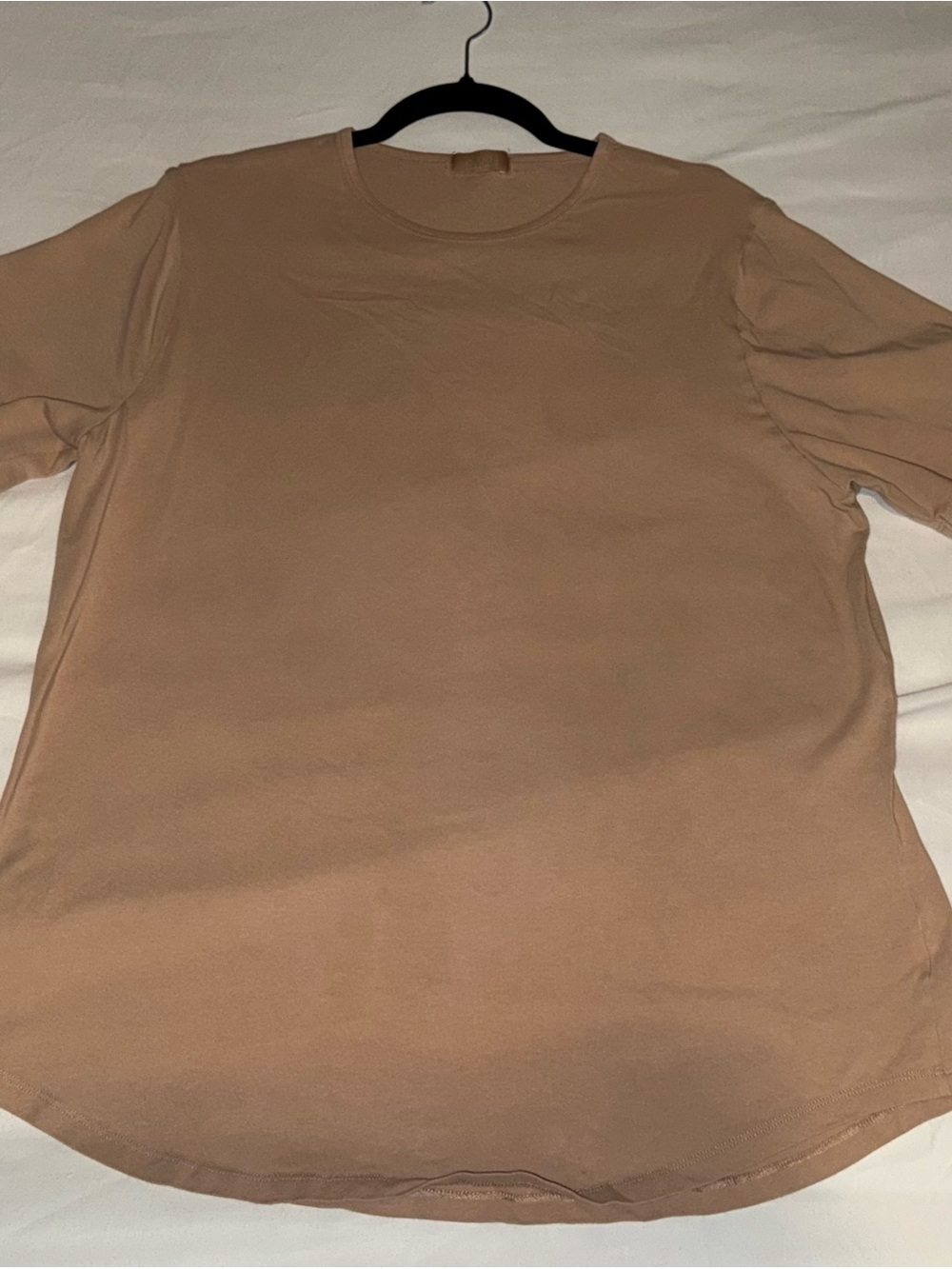 nuuds Men's Short-Sleeve Crewneck Tee in Light Brown